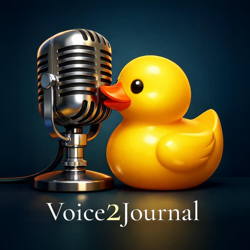 Voice2Journal — rubber duck microphone